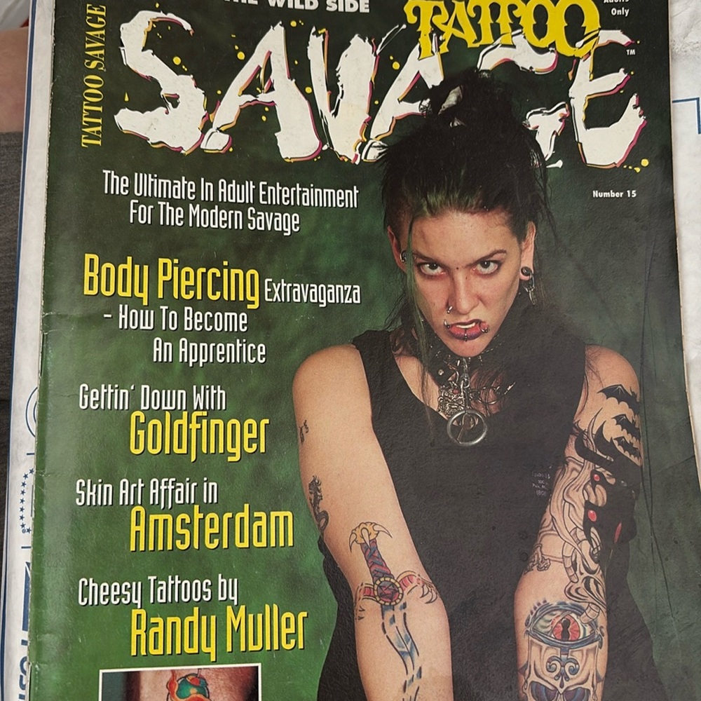 TATTOO‎ SAVAGE MAGAZINE * ISSUE 15 *